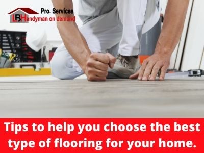 Tips to help you choose the best type of flooring for your home.
